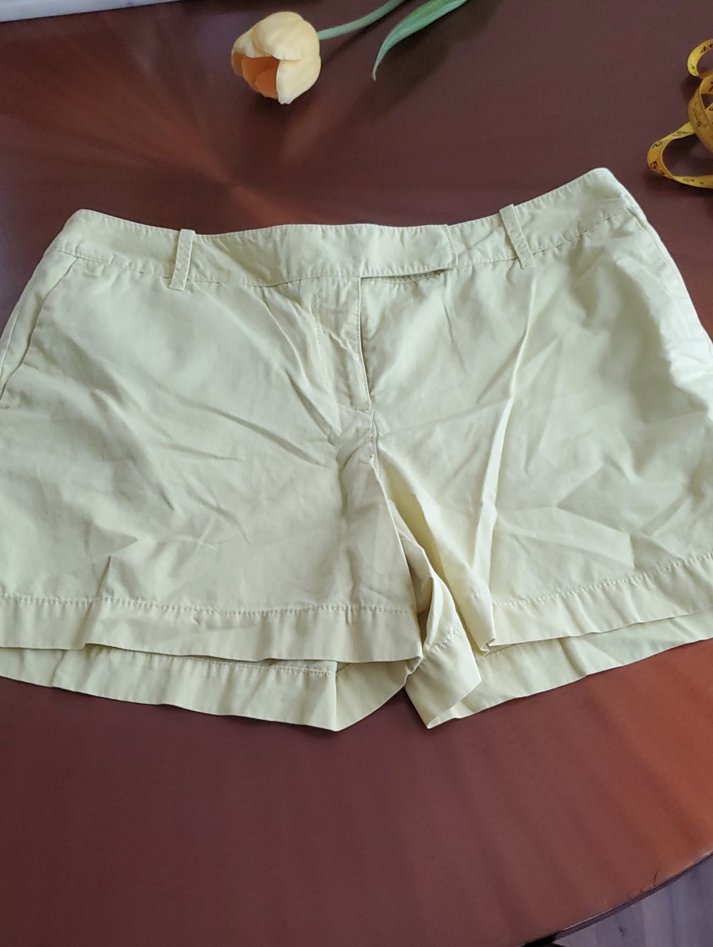 Light Yellow Women's Casual Shorts Very Pretty Color